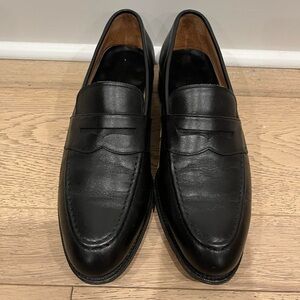 Meermin black soft calf leather nova loafer